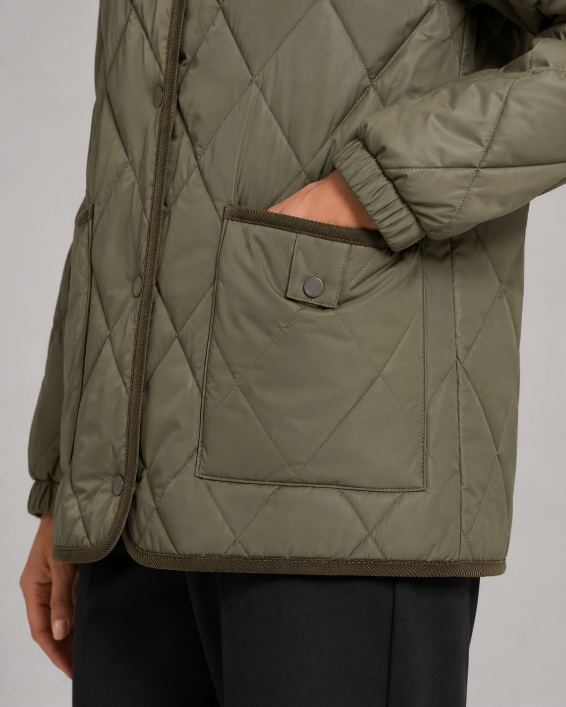 Women's Diamond Quilted Jacket Lightweight Padded