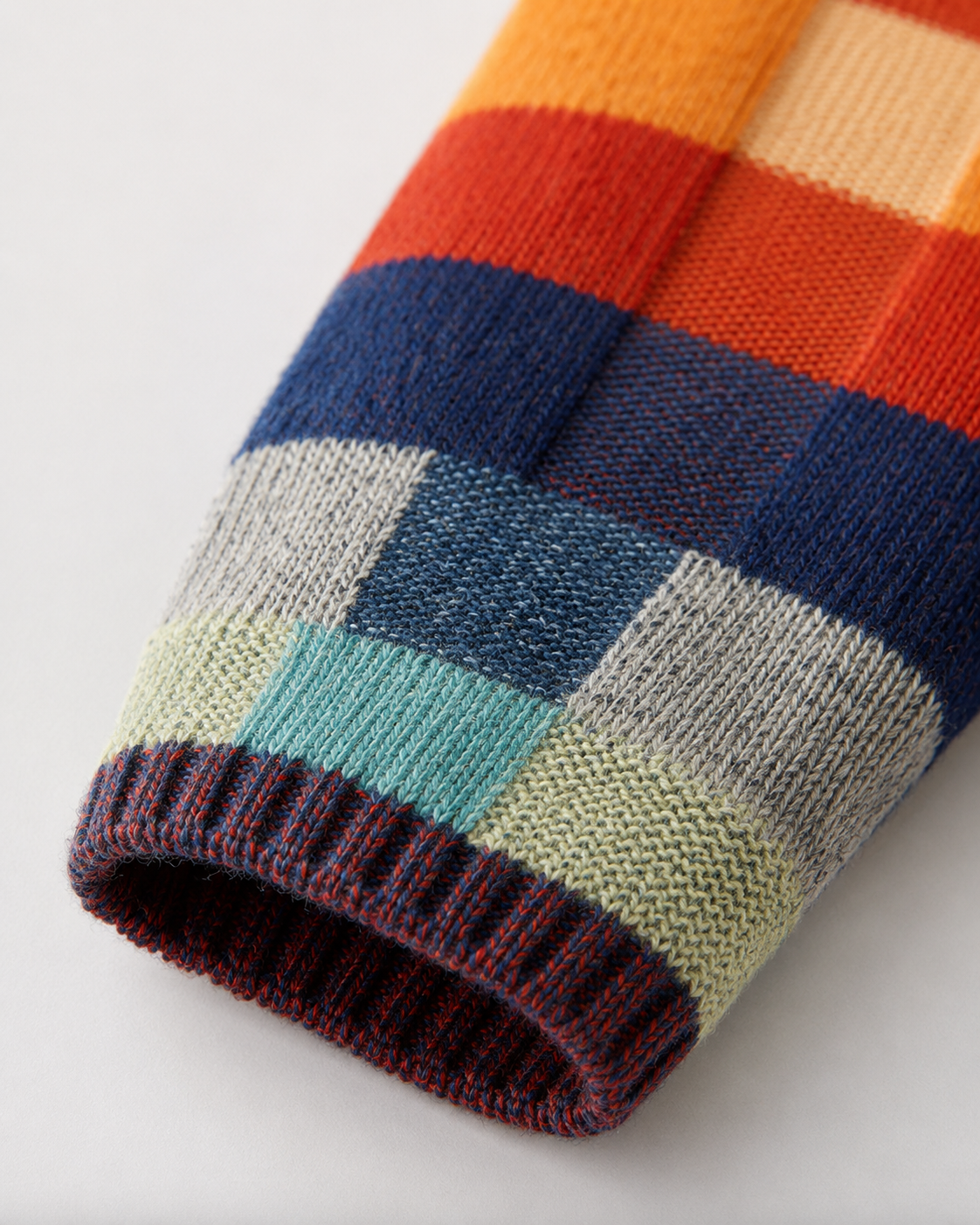 Women’s Check Knit Turtleneck Sweater