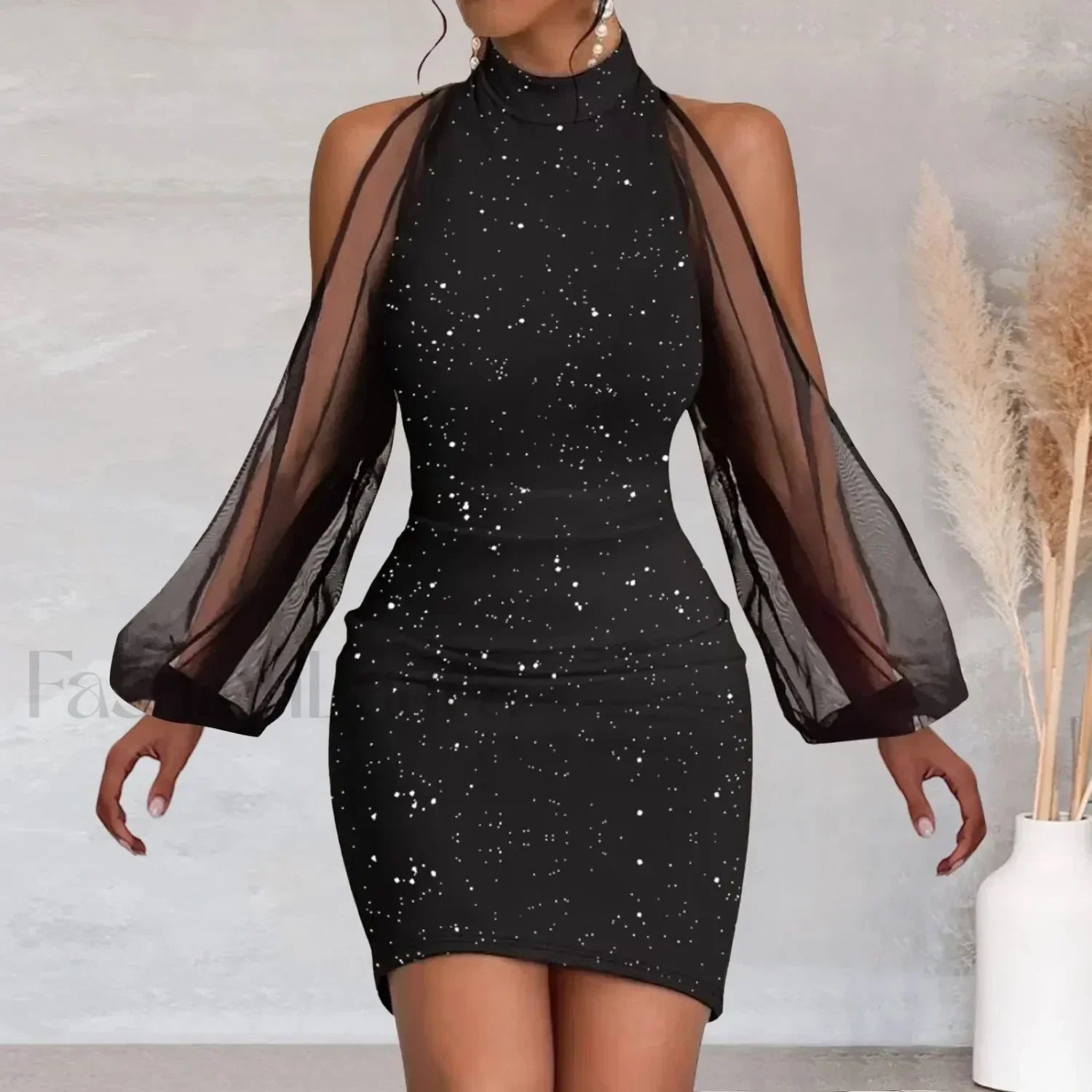 Women's Cocktail Glitter Sparkly Sequin Spaghetti Strap Nightclub Formal Evening Prom Dress