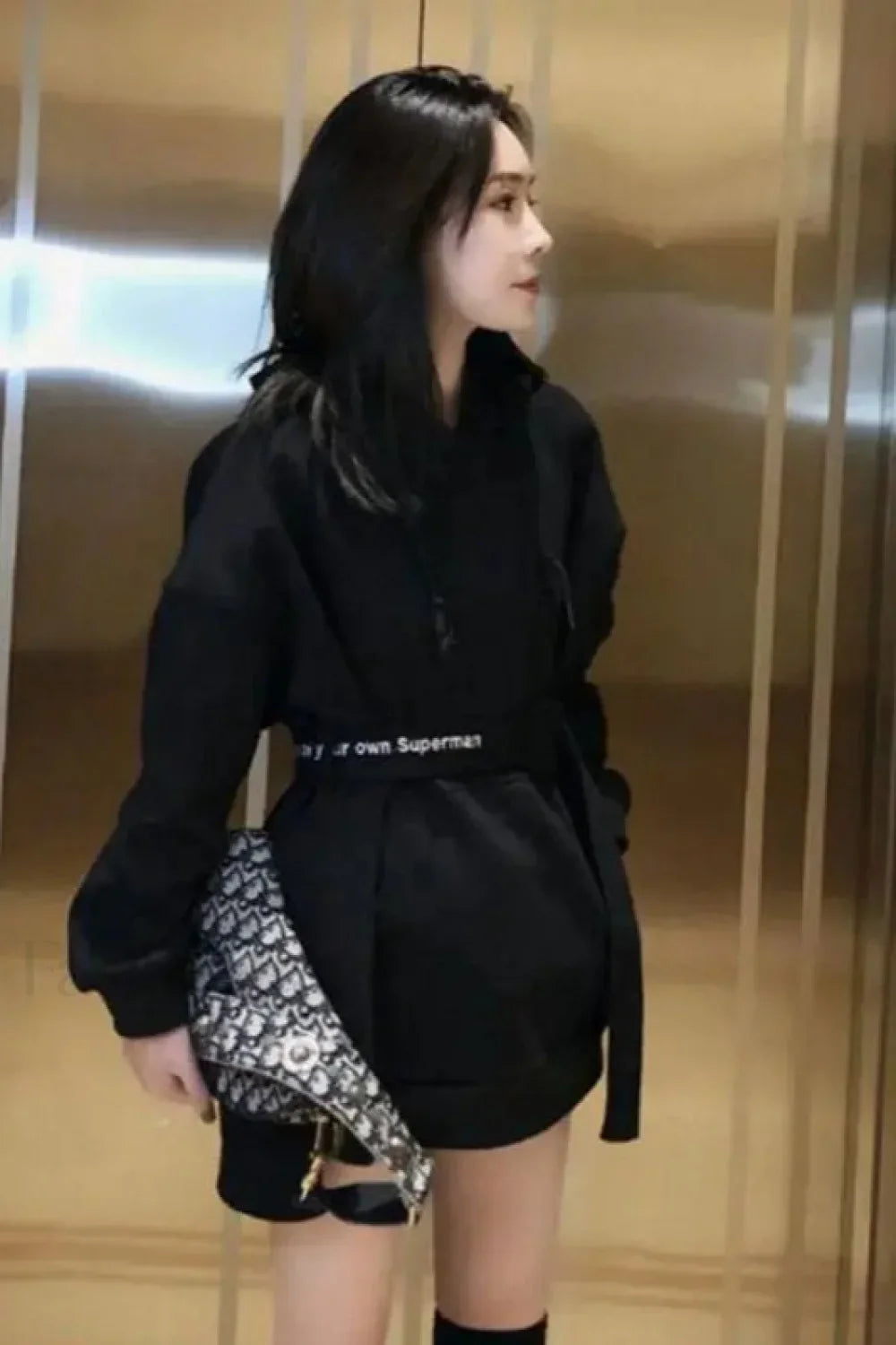 Women's Loose Fit Hooded Hoodie