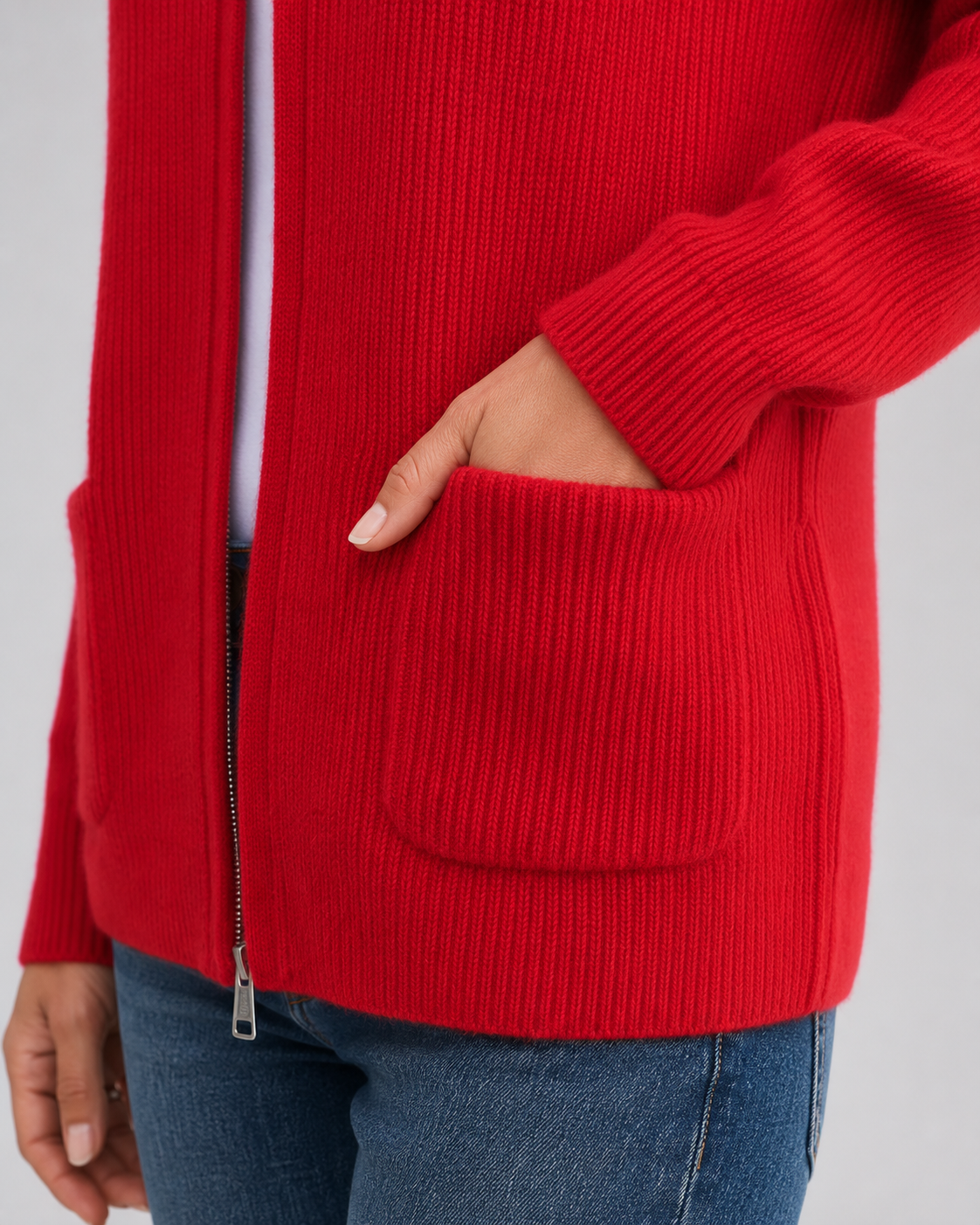 Women's Open Front Knit Cardigan