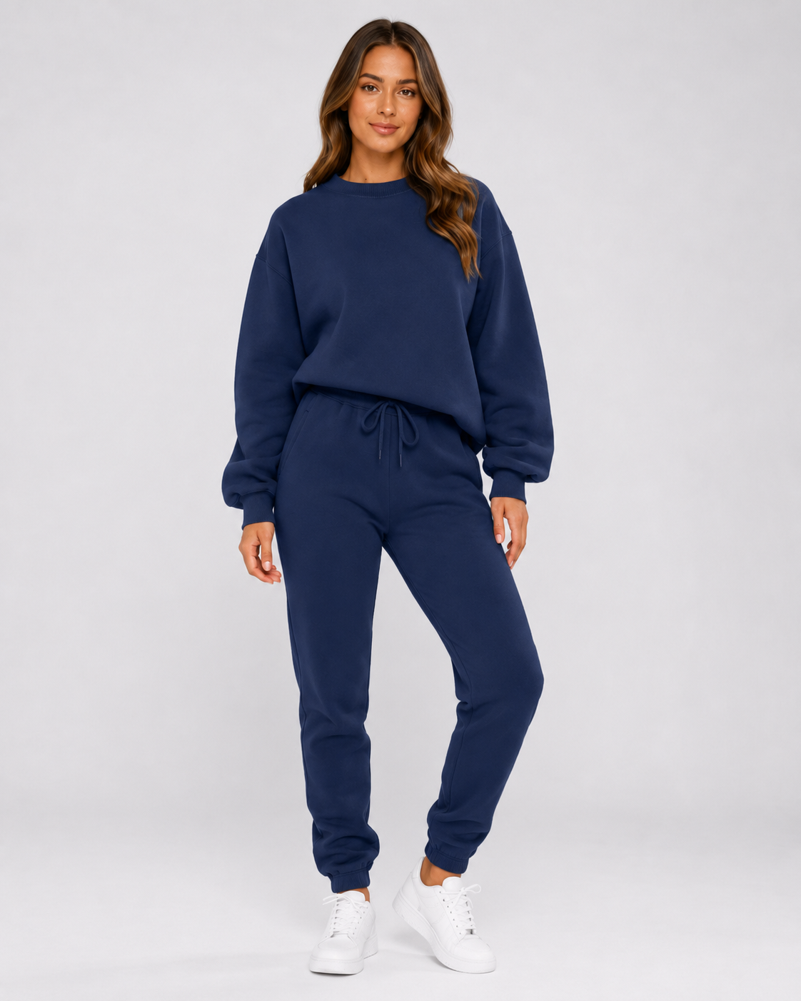 Women's Oversized Sweatshirt and Jogger Tracksuit Set
