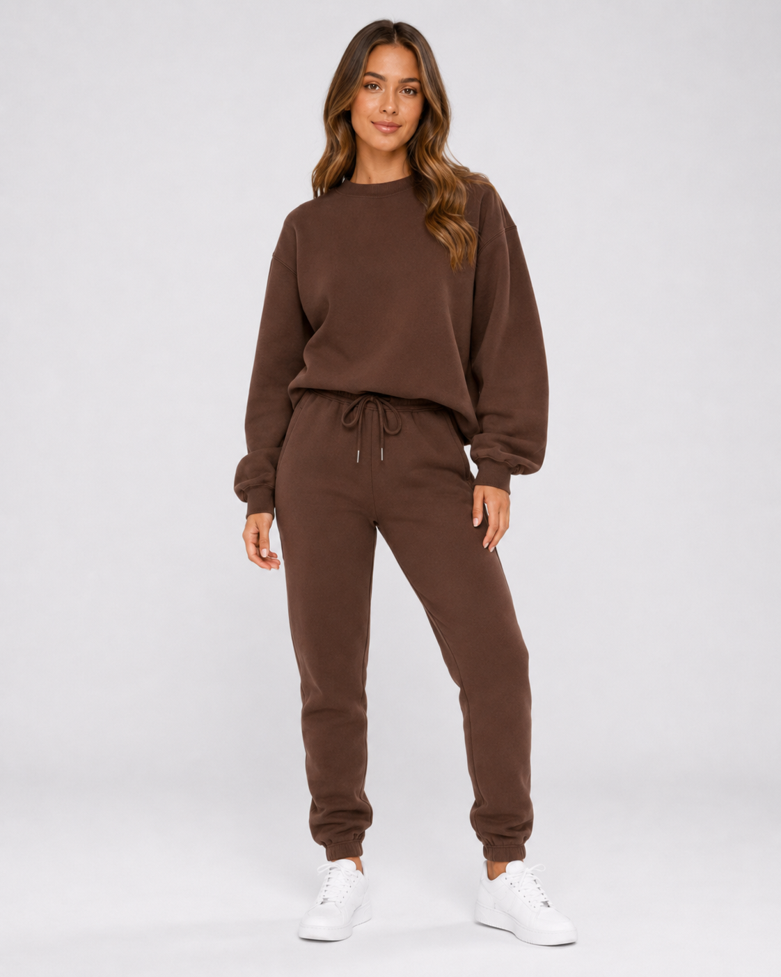 Women's Oversized Sweatshirt and Jogger Tracksuit Set