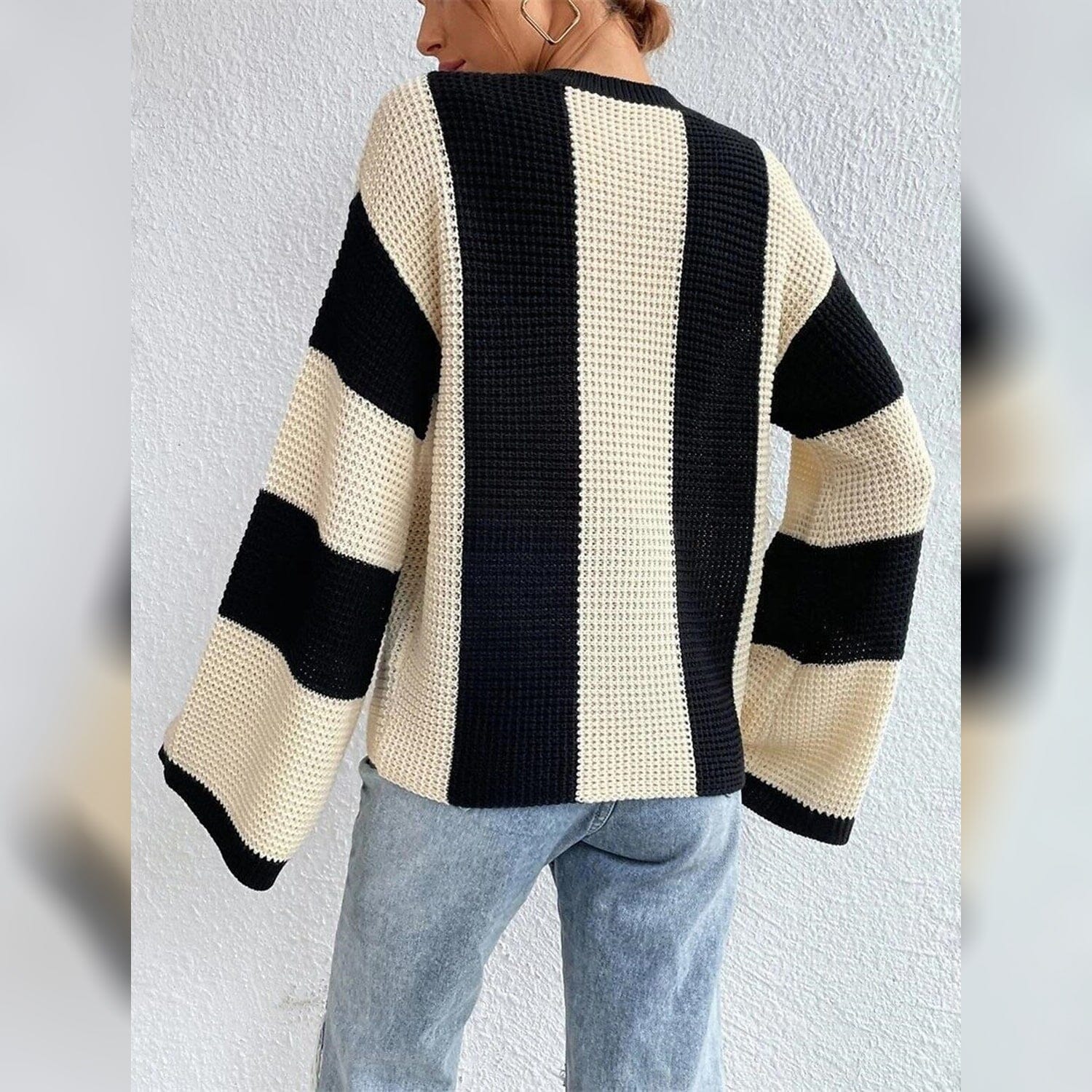 Patchwork Striped Sweater
