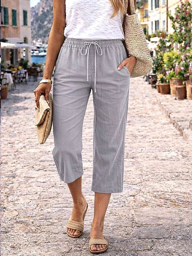 Delina™ | Casual Summer Walking Capri Pants