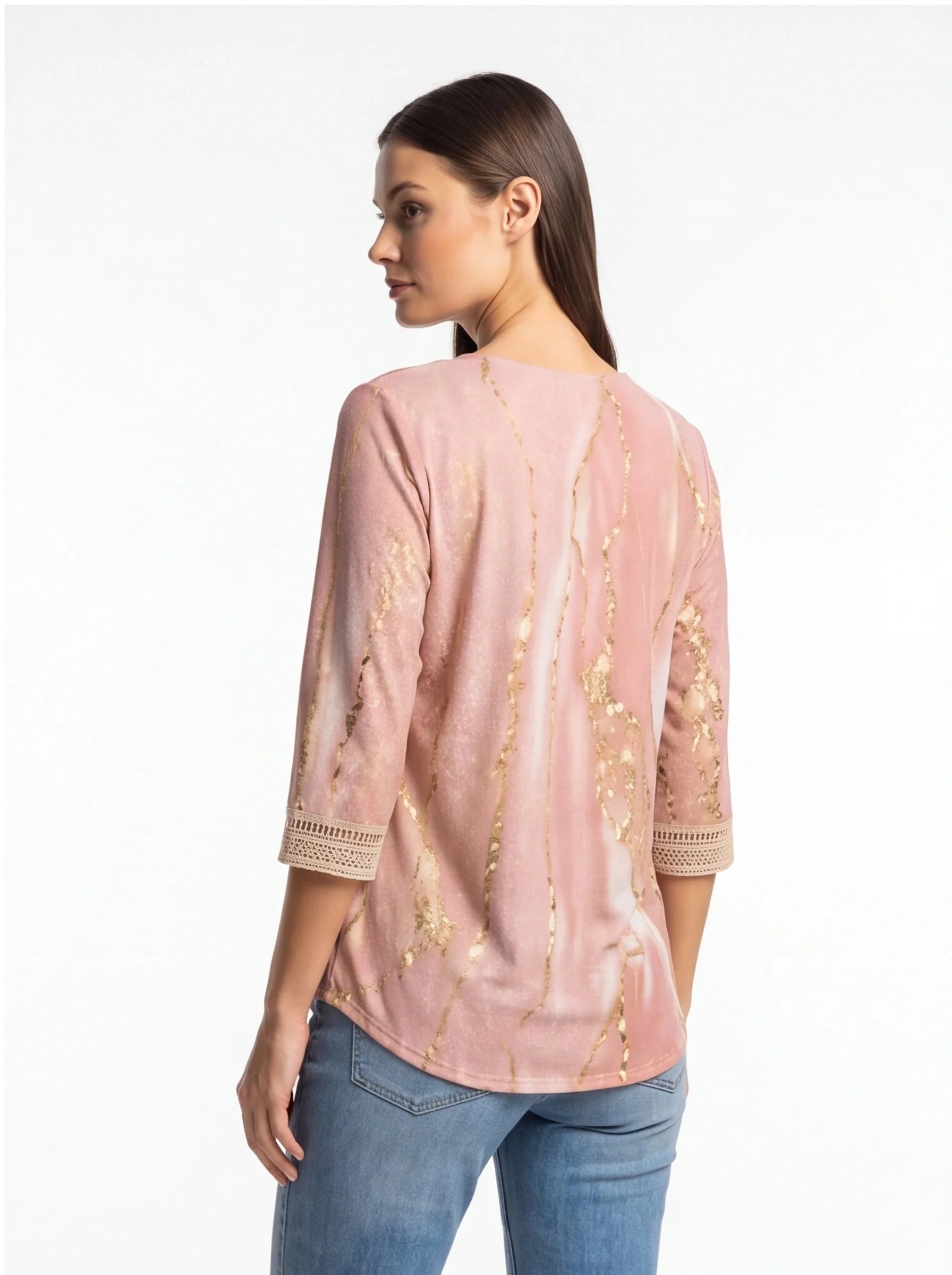 Elegant Ruffled Long Sleeve Blouse with Soft Fabric & Classic Fit