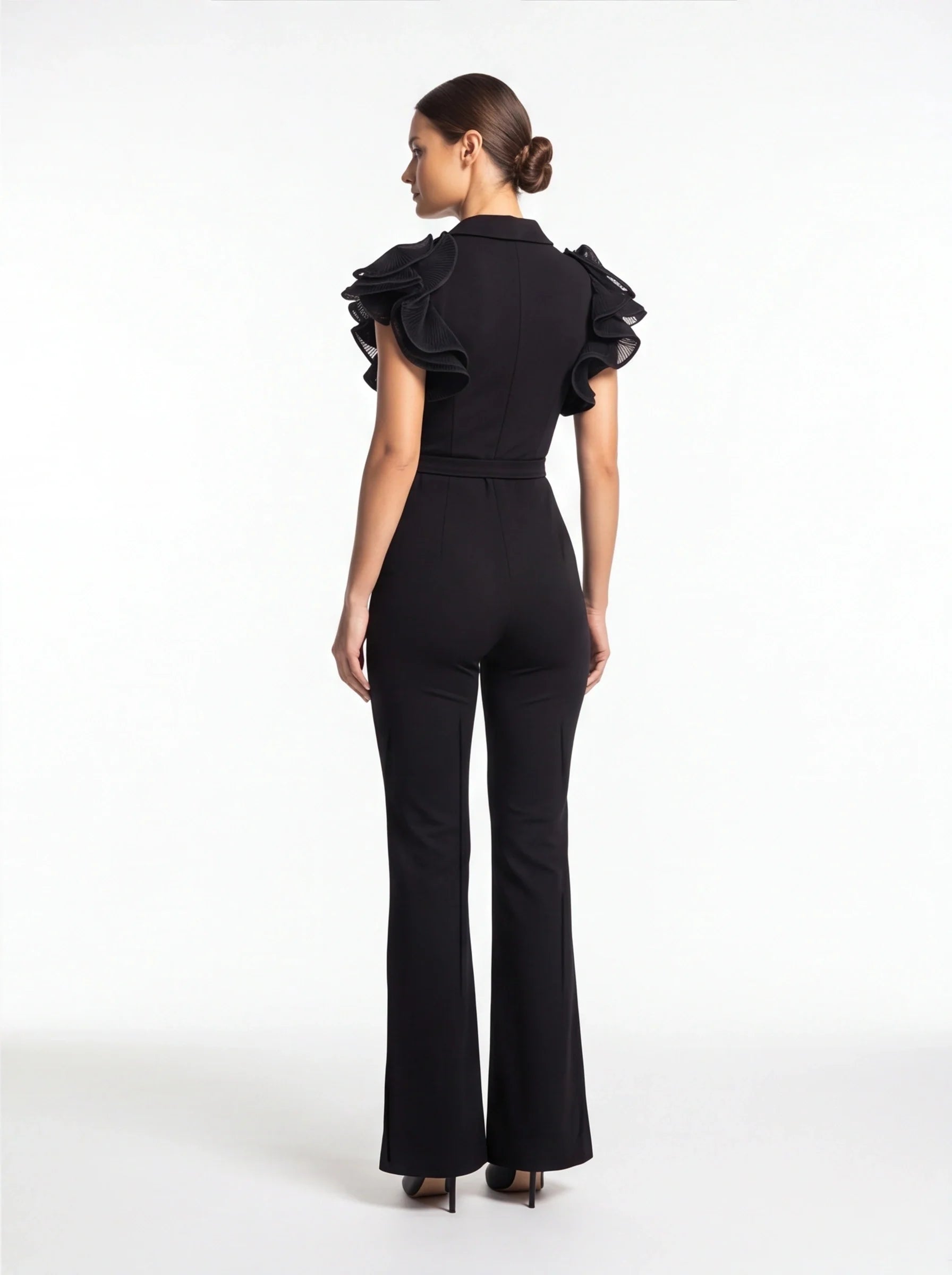 Elegant Chic Flared Jumpsuit for Women | Tailored Fit & Comfortable Fa