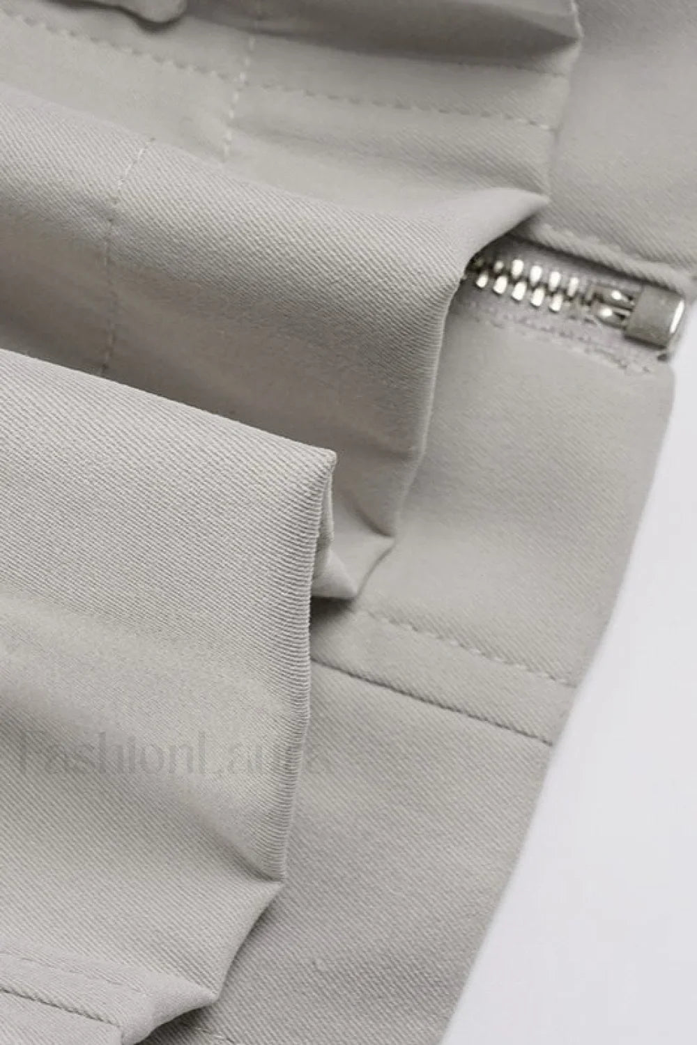 Zip Up Solid Color Utility Jacket